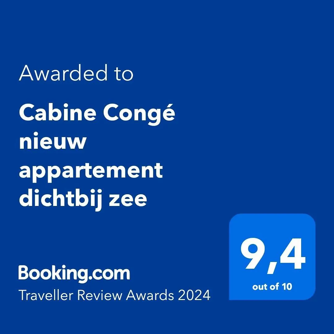 Cabine Congé nieuw appartement dichtbij zee Ostende